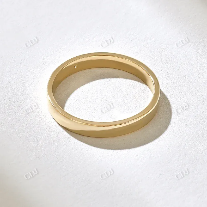 0.05CTW Baguette Cut Simple Diamond Wedding Band For Women