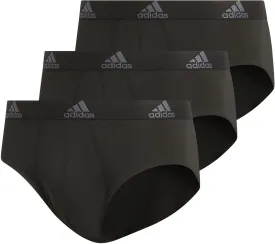 adidas Men's Performance Stretch Cotton Brief Underwear (3-Pack) Designed for Active Comfort and All Day Wear
