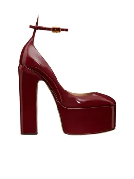 Ankle Strap Platform Leather  Sandal