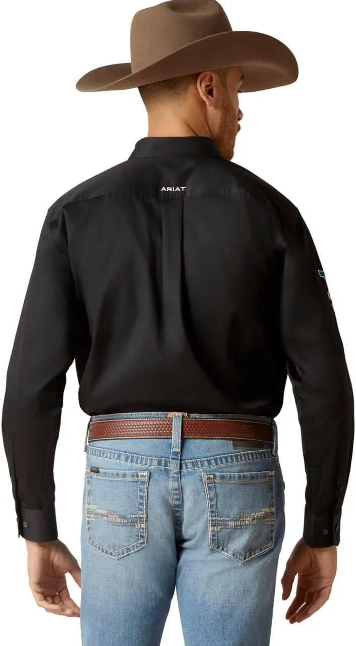 Ariat Men's Big and Tall Team Logo Long Sleeve Twill Shirt
