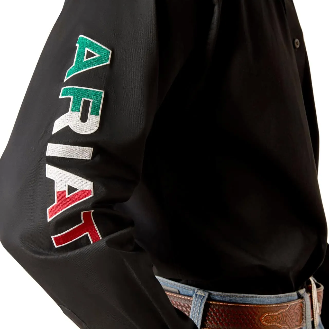 Ariat Men's Big and Tall Team Logo Long Sleeve Twill Shirt