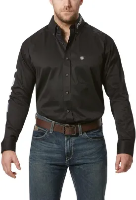 ARIAT Men's Team Logo Twill Fitted Shirt