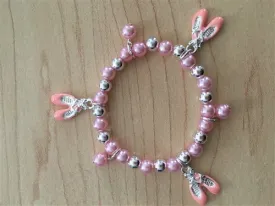 Beaded Ballet Slippers Bracelet