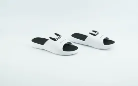 Black and white slides for men
