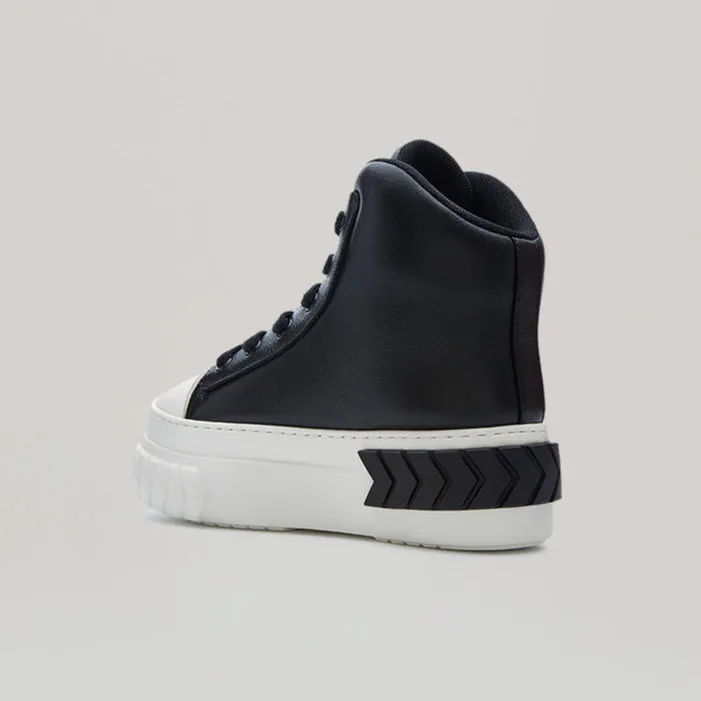both - TYRES PLATFORM HI-TOP PADDED SNEAKER-WHI/BLK