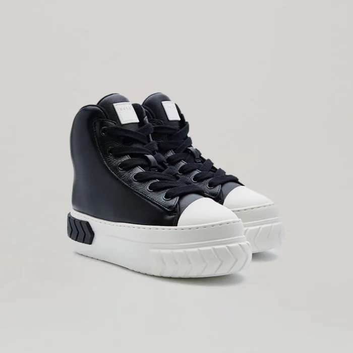 both - TYRES PLATFORM HI-TOP PADDED SNEAKER-WHI/BLK
