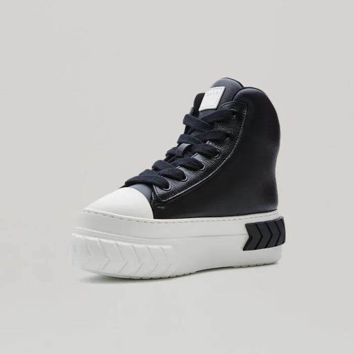 both - TYRES PLATFORM HI-TOP PADDED SNEAKER-WHI/BLK