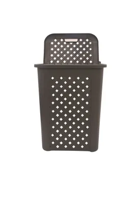 Cascade Weave Basket with Lid