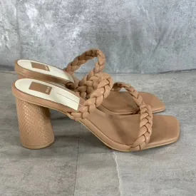 DOLCE VITA Women's Cafe Stella Nairi Braided Square-Toe Slide Sandals SZ 10