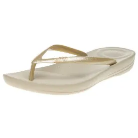 FitFlop IQUSHION Ergonomic Flip-Flops Gold | Dotique