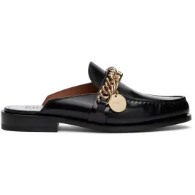Givenchy Black Chain Slip-On Loafers