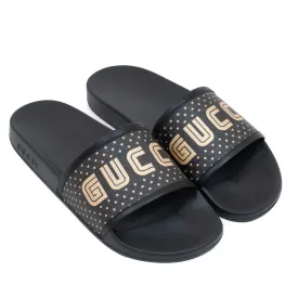 Guccy Rubber Slide Sandal
