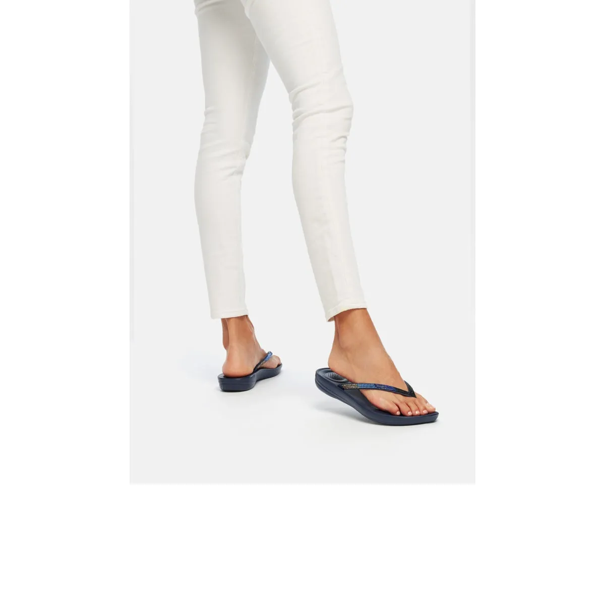 iQUSHION Ombre-Sparkle Flip-Flops