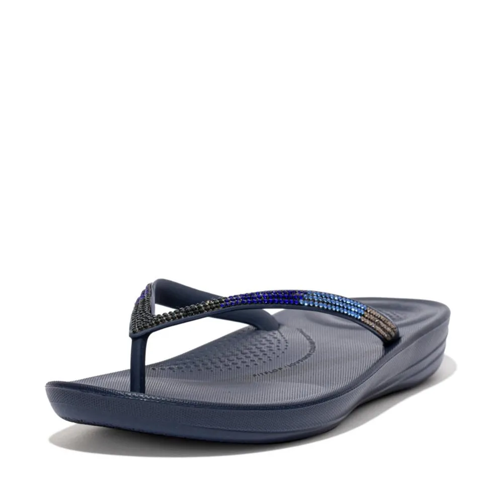 iQUSHION Ombre-Sparkle Flip-Flops