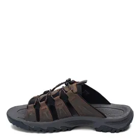 KEEN mens Targhee 3 Hiking Slide Sandal, Bison/Mulch, 11.5 US