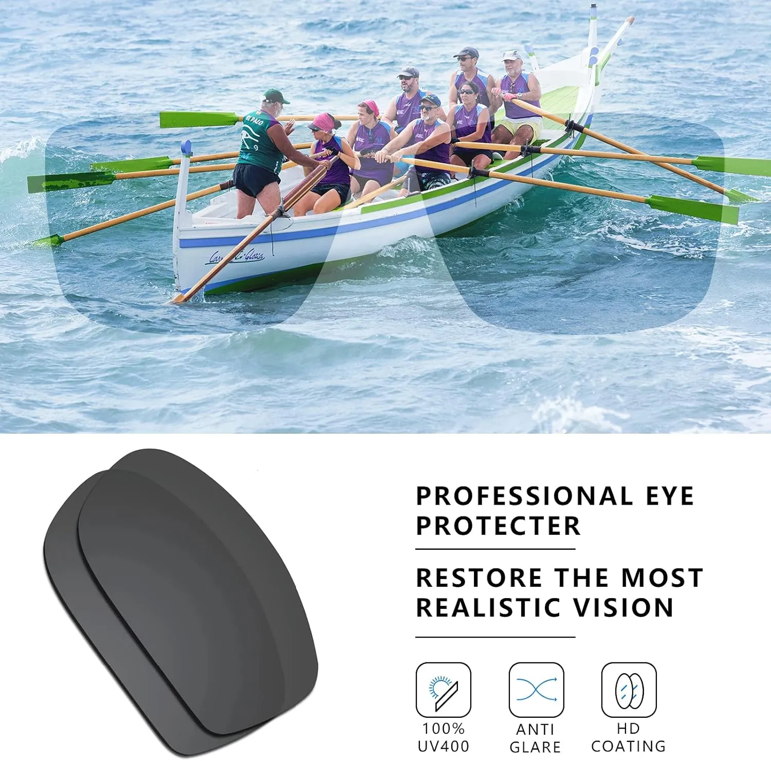 KUGUAOK Polarized Square Sunglasses For Men and Women Matte Finish Sun Glasses UV Protection Glasses