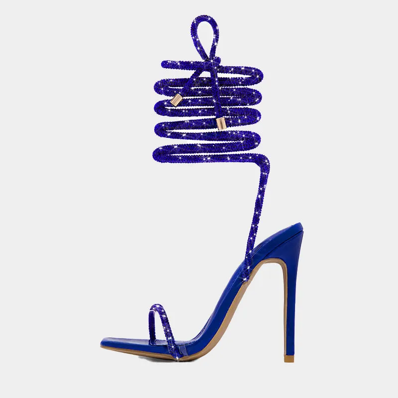 Lace-up Party Sandals