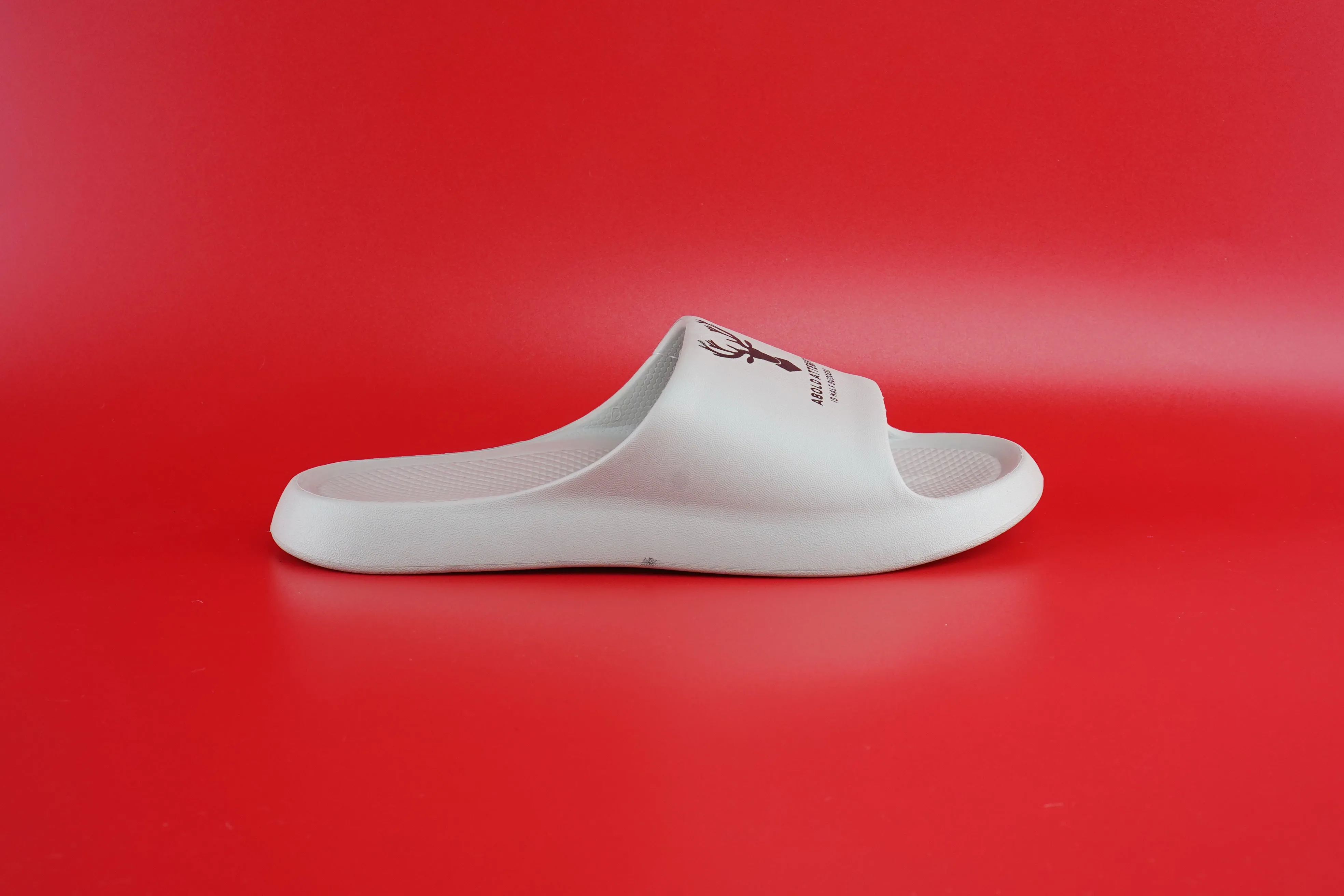 Latest Abold Attempt Cream Color Slides For Men