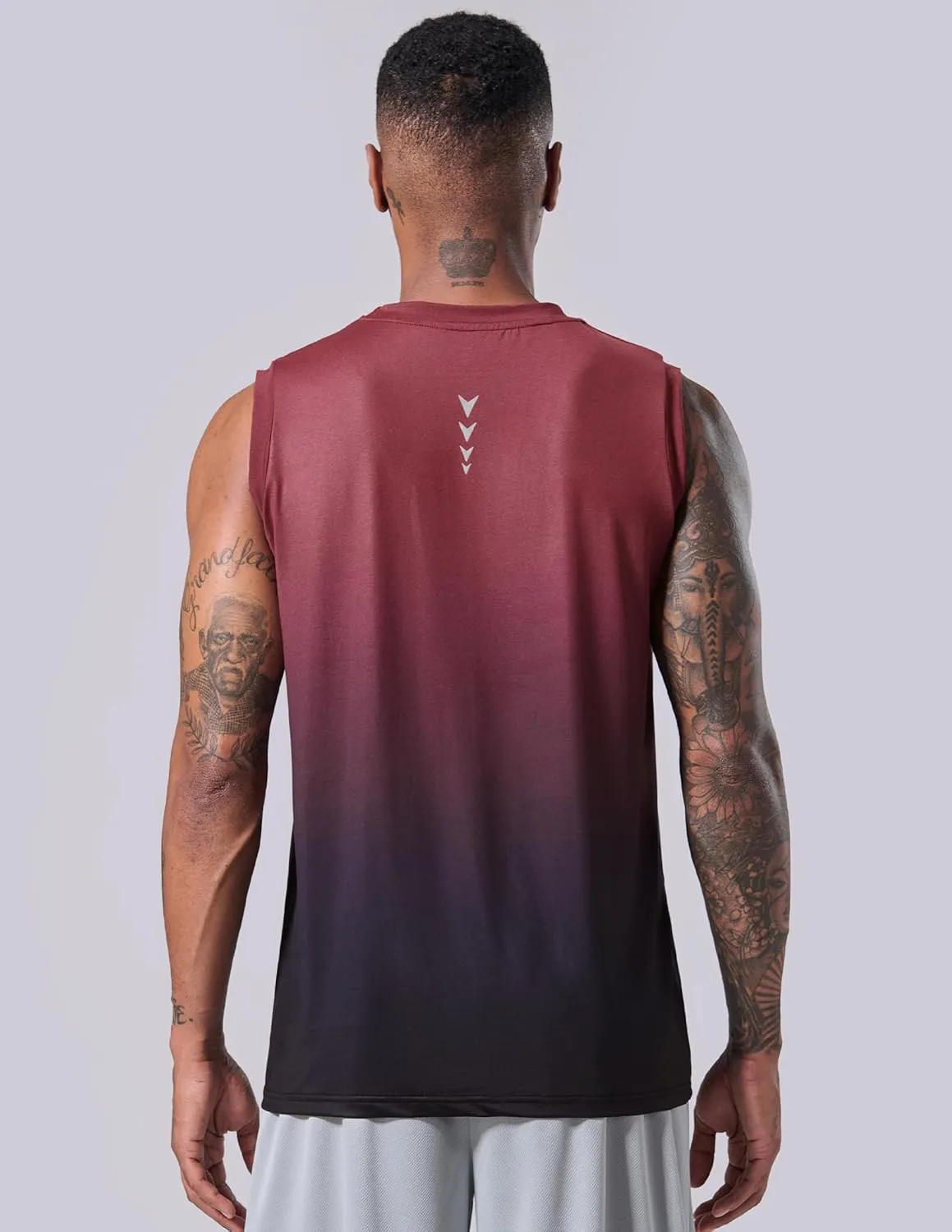 Liberty Imports Pack of 5 Men's Stretch Cool Dry Muscle Tank Tops Athletic Crewneck Sleeveless Workout Shirts