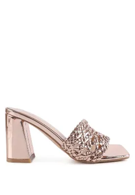 London Rag Adorbs Braided Straps Slider Sandals