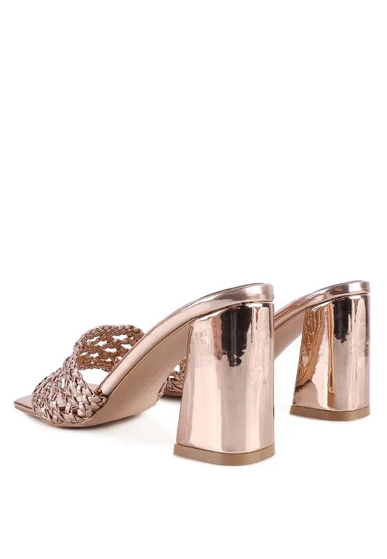 London Rag Adorbs Braided Straps Slider Sandals