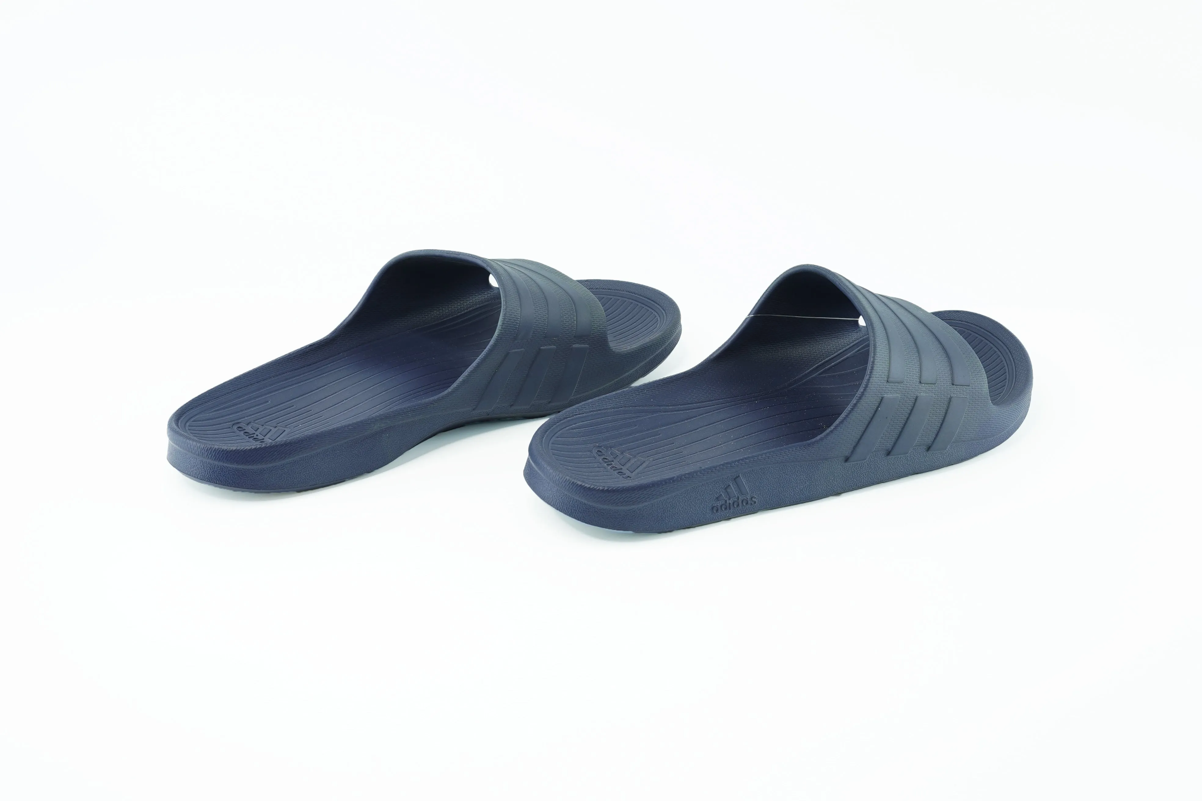 Men Adidas Duramo Slides in Dark Blue