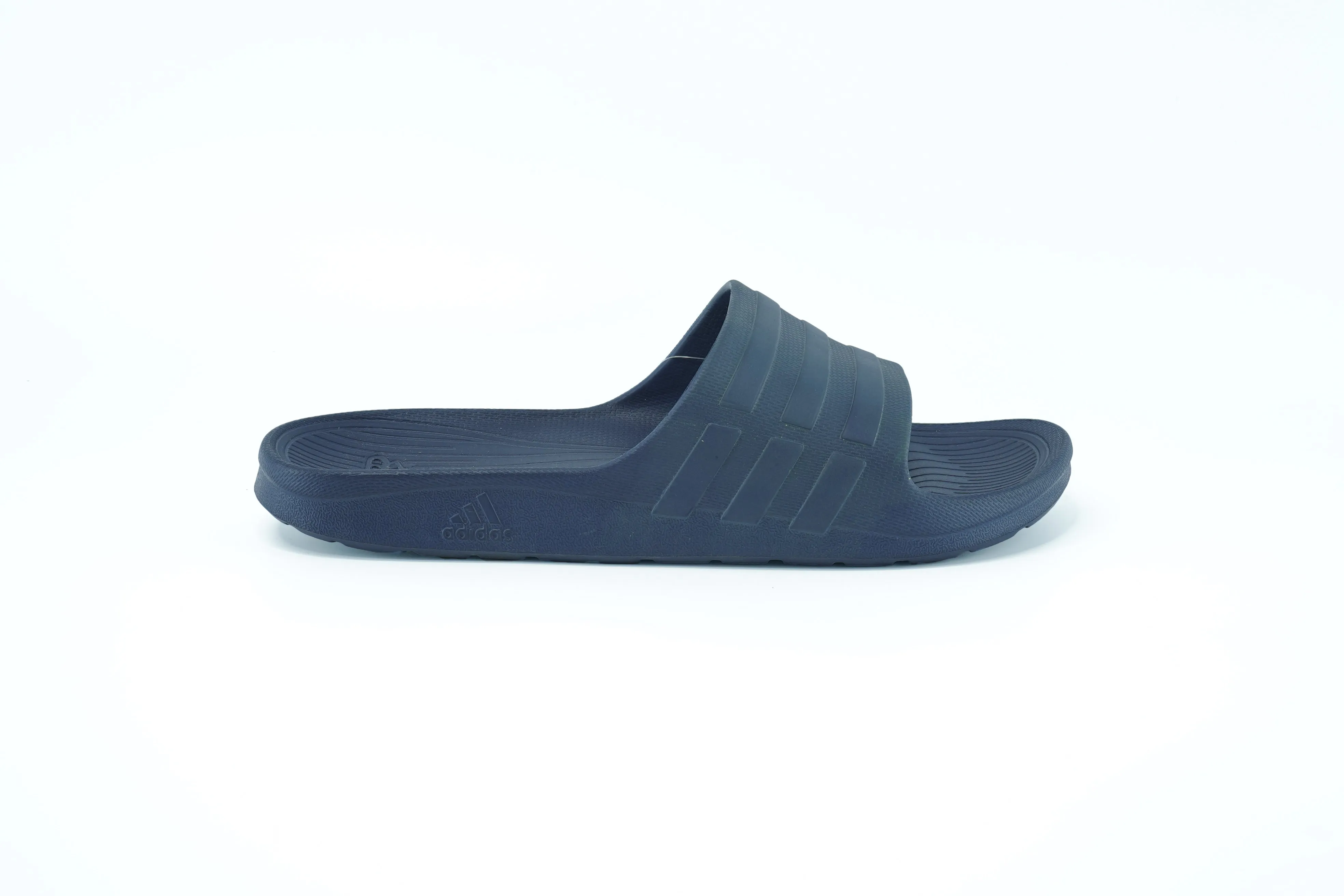Men Adidas Duramo Slides in Dark Blue