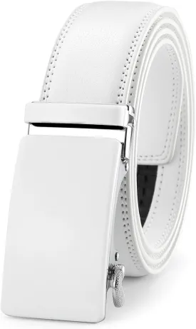 Men's Belt,Ratchet Dress Belt with Automatic Buckle Brown/Black-Trim to Fit-35mm wide