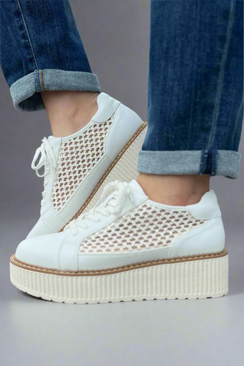 Mercer Mesh Sneaker - White