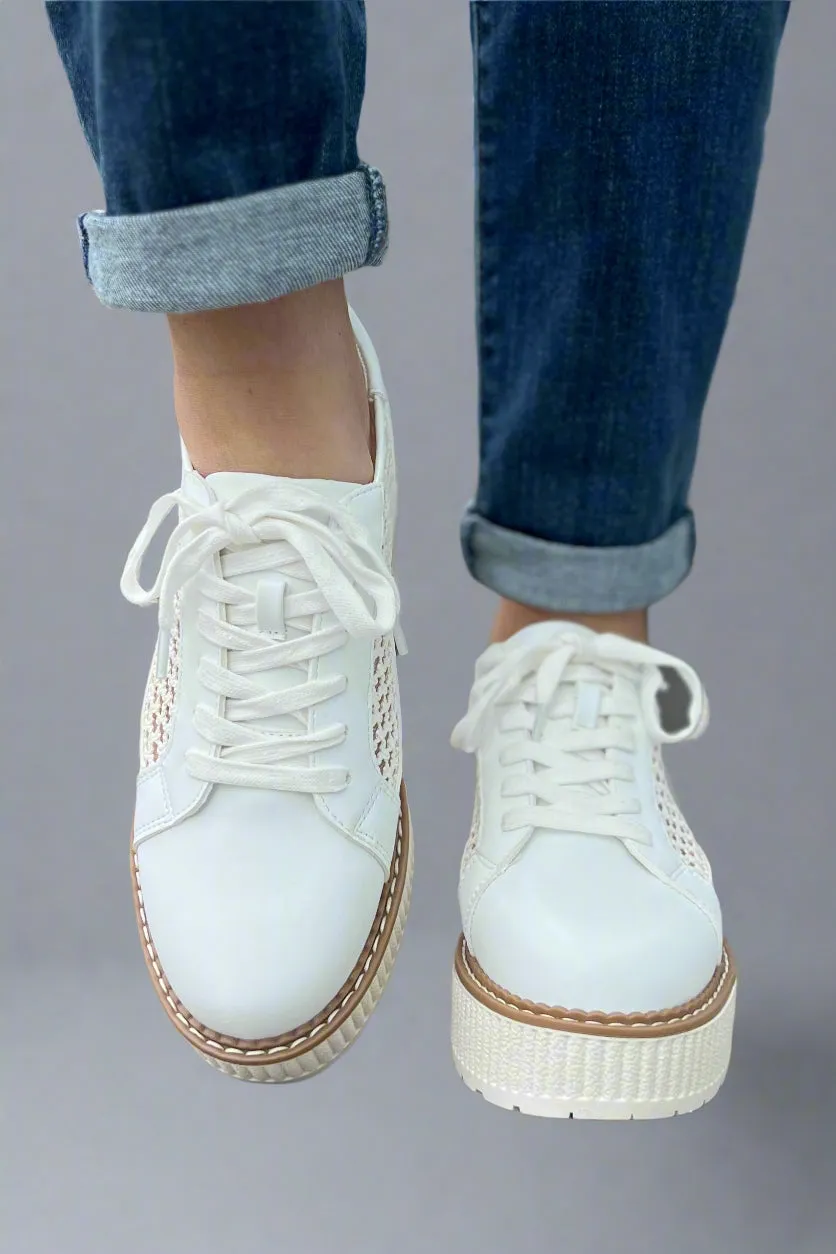 Mercer Mesh Sneaker - White