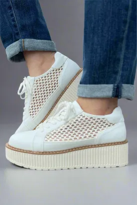 Mercer Mesh Sneaker - White