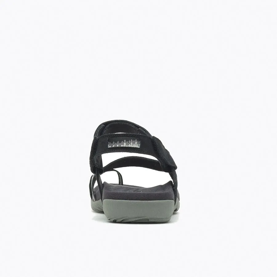 Merrell Women's Terran 3 Cush Post Convert Sandals- Black