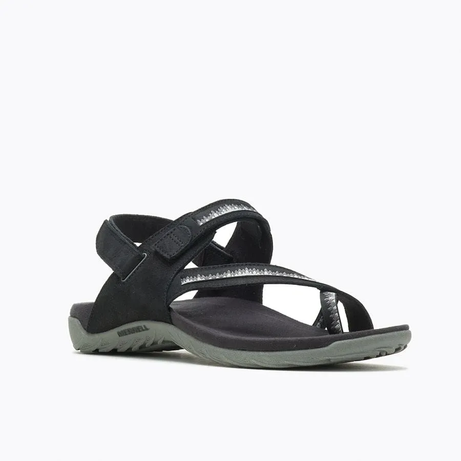 Merrell Women's Terran 3 Cush Post Convert Sandals- Black