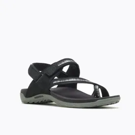 Merrell Women's Terran 3 Cush Post Convert Sandals- Black