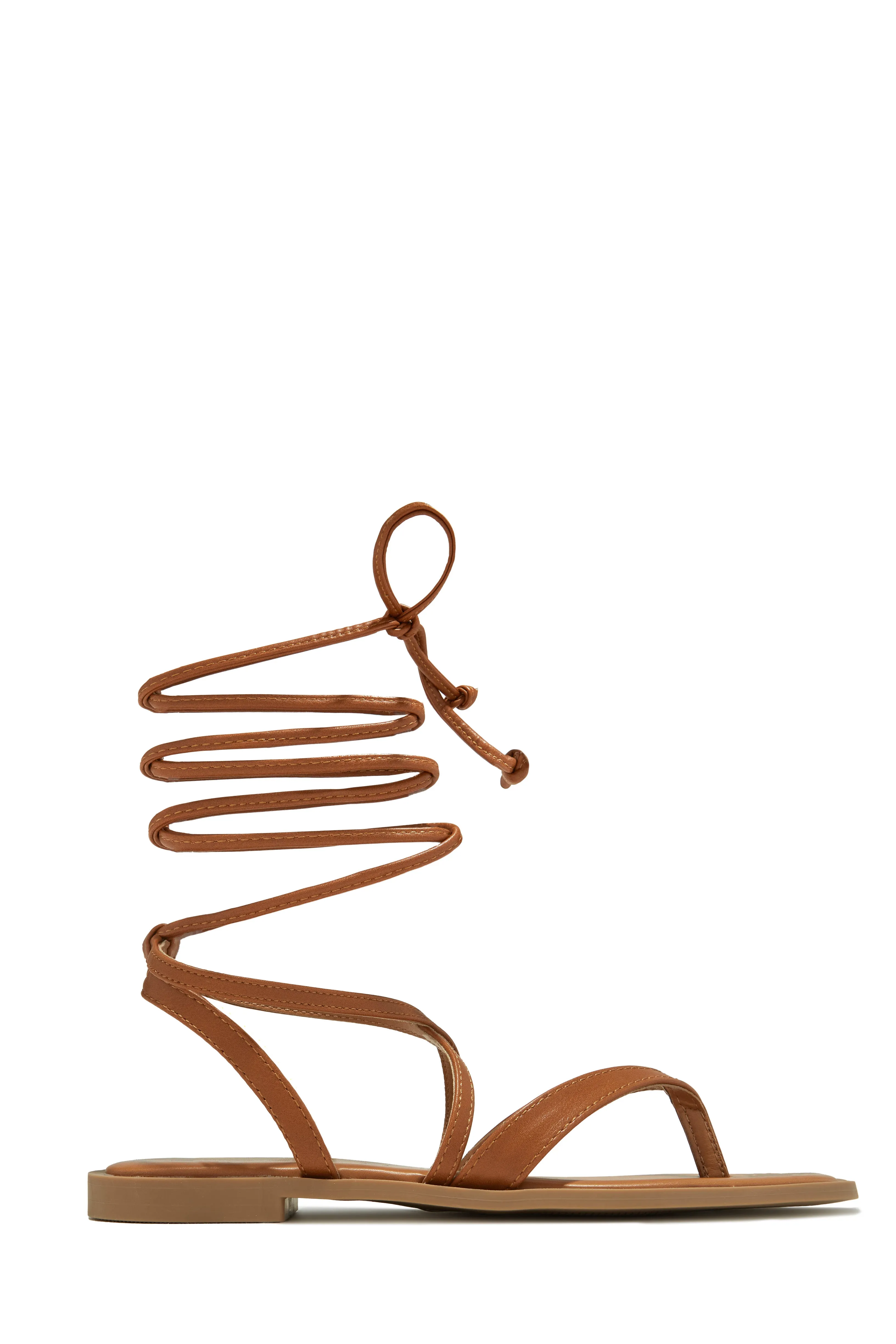 Mina Lace Up Sandals - Black