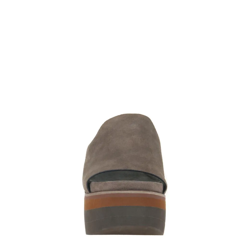 NAKED FEET - FLOW in OTTER Wedge Sandals