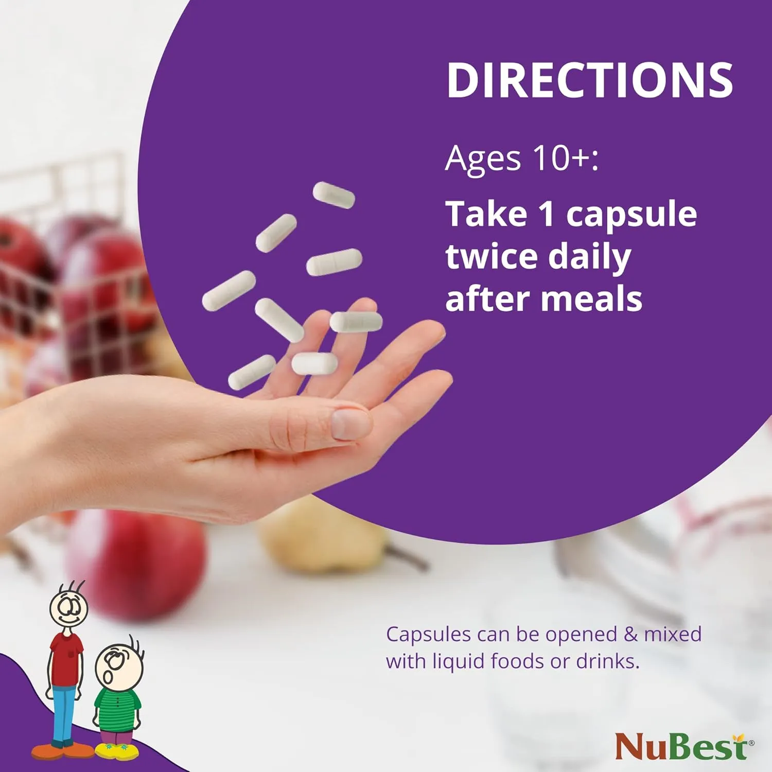 NuBest Tall 10  - Advanced Bone Strength Formula - Supports Immunity, Healthy Development & Optimal Wellness - for Children (10 ) & Teens Who Drink Milk Daily - 2 Pack | 2 Months Supply