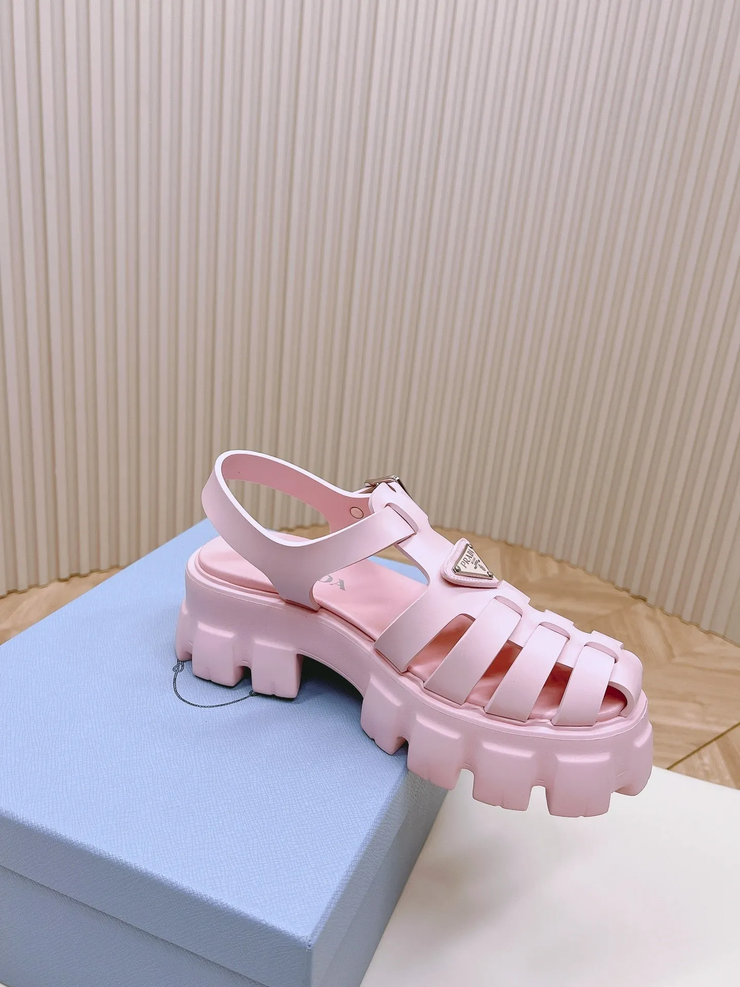 Pra Rubber Monolith Sandals 55 Pink