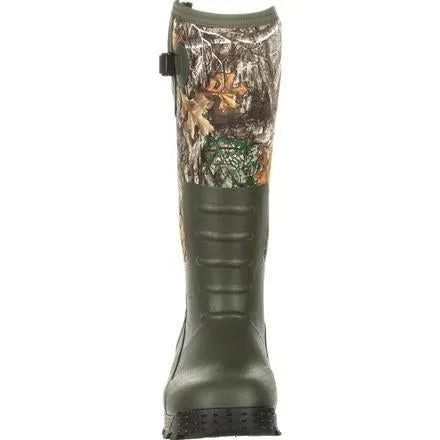 Rocky Men's Sport Pro Rubber 16" WP Side Zip 1200G Insulated Hunt Boot- Realtree - RKS0383