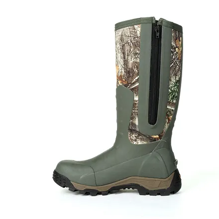 Rocky Men's Sport Pro Rubber 16" WP Side Zip 1200G Insulated Hunt Boot- Realtree - RKS0383