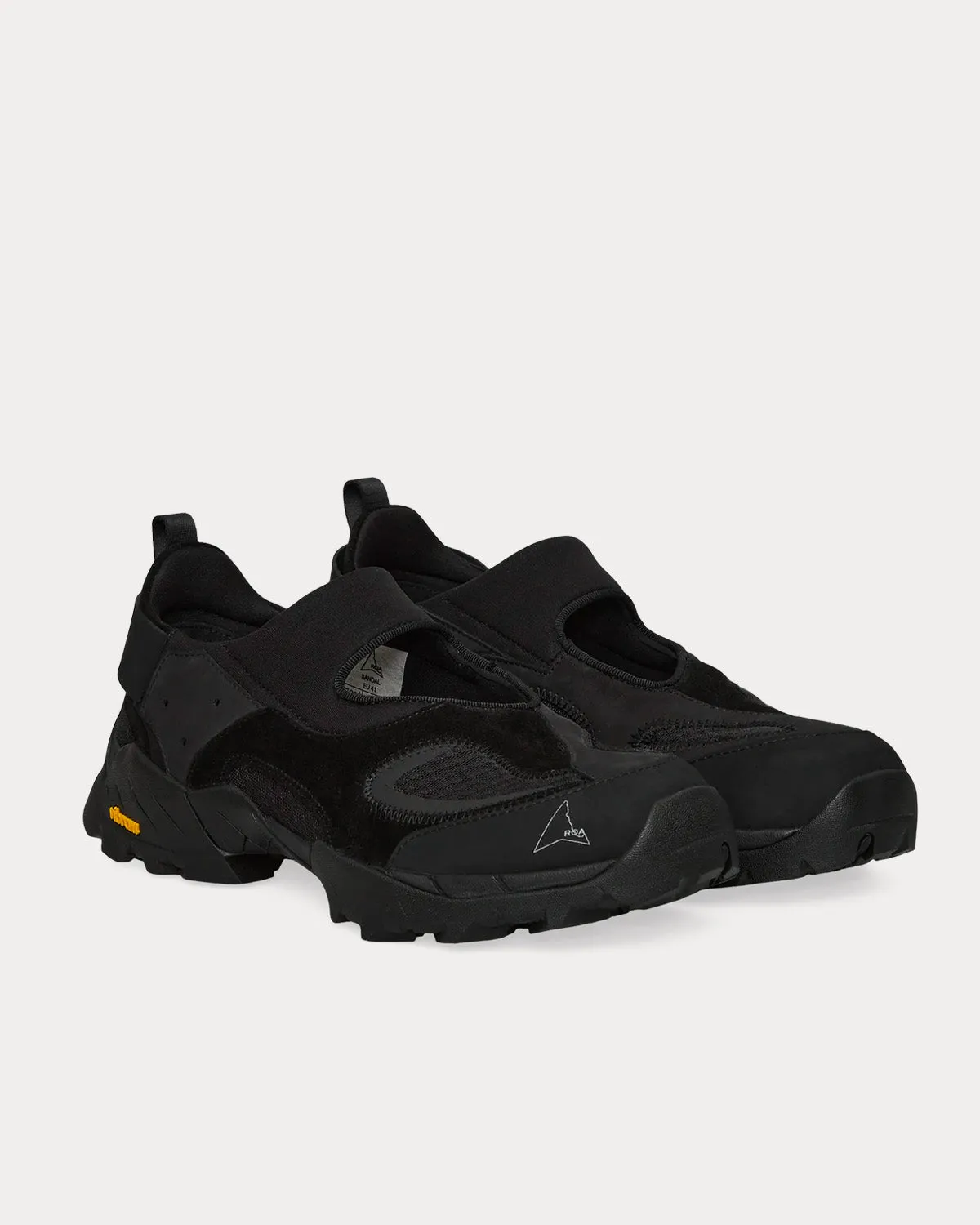 Sandal Black Slip On Sneakers