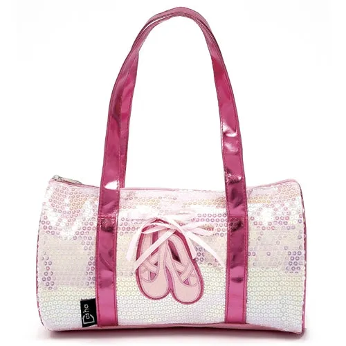 Sequin Ballet Slipper Dance Duffel