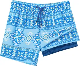 SURF CUZ Boys Swim Trunks with Boxer Brief Liner Toddler Boy Stretch Swimsuit Shorts Quick Dry Swimming Trunks Bathing Suit