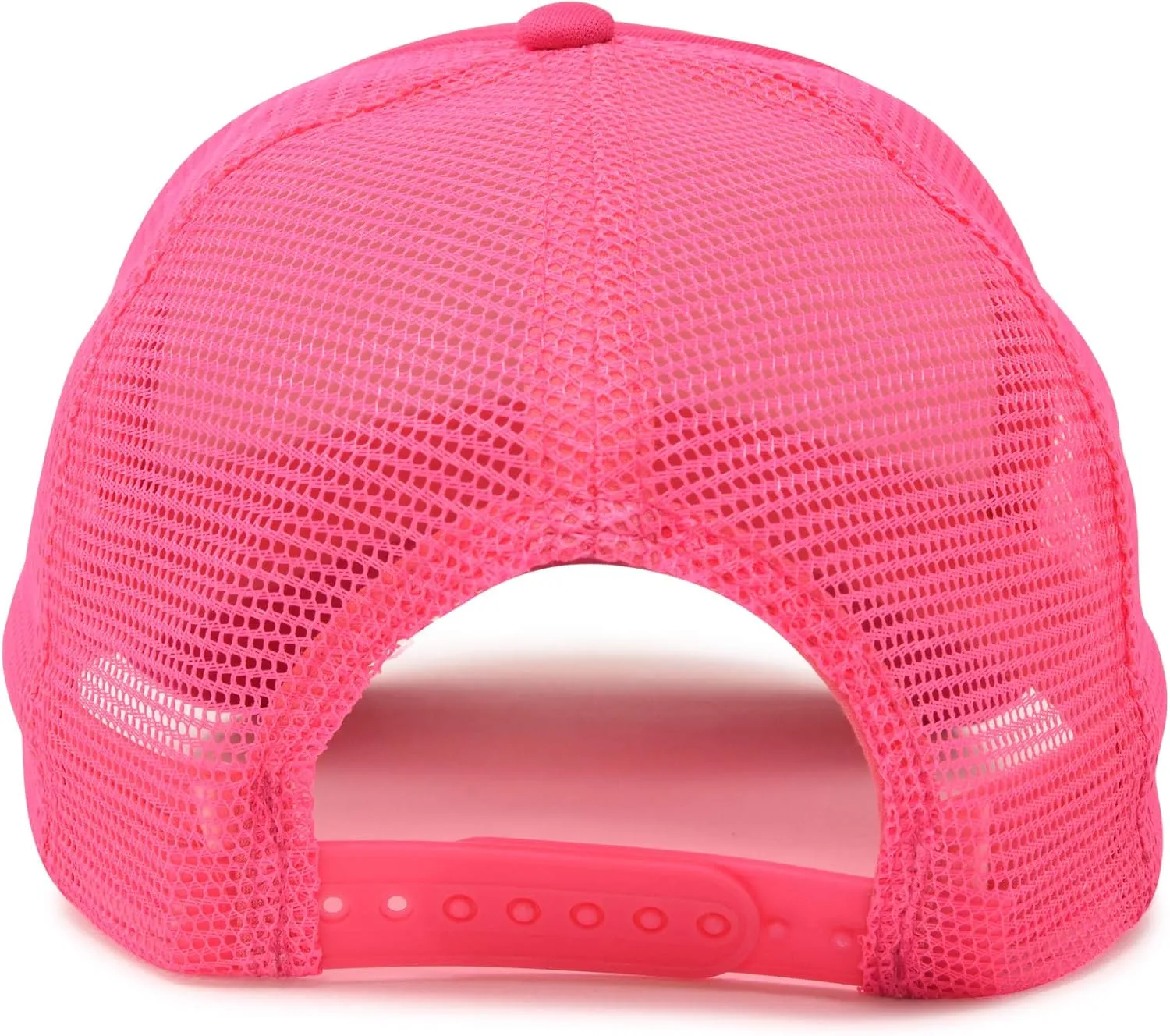 Trucker Hat Mesh Cap Solid Colors Lightweight with Adjustable Strap Small Braid