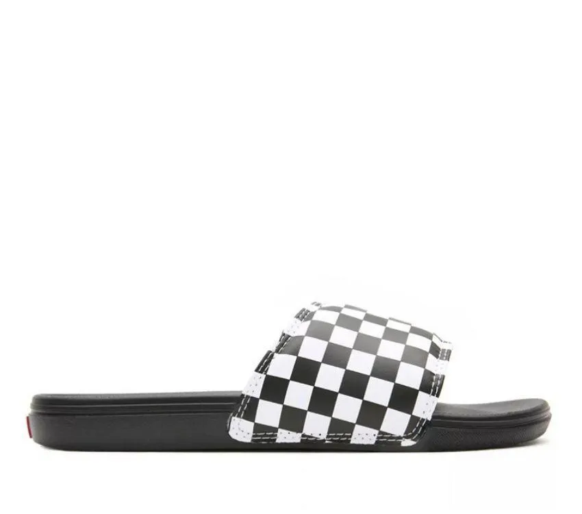 VANS La Costa Slide-Ons - (Checkerboard) True White/Black