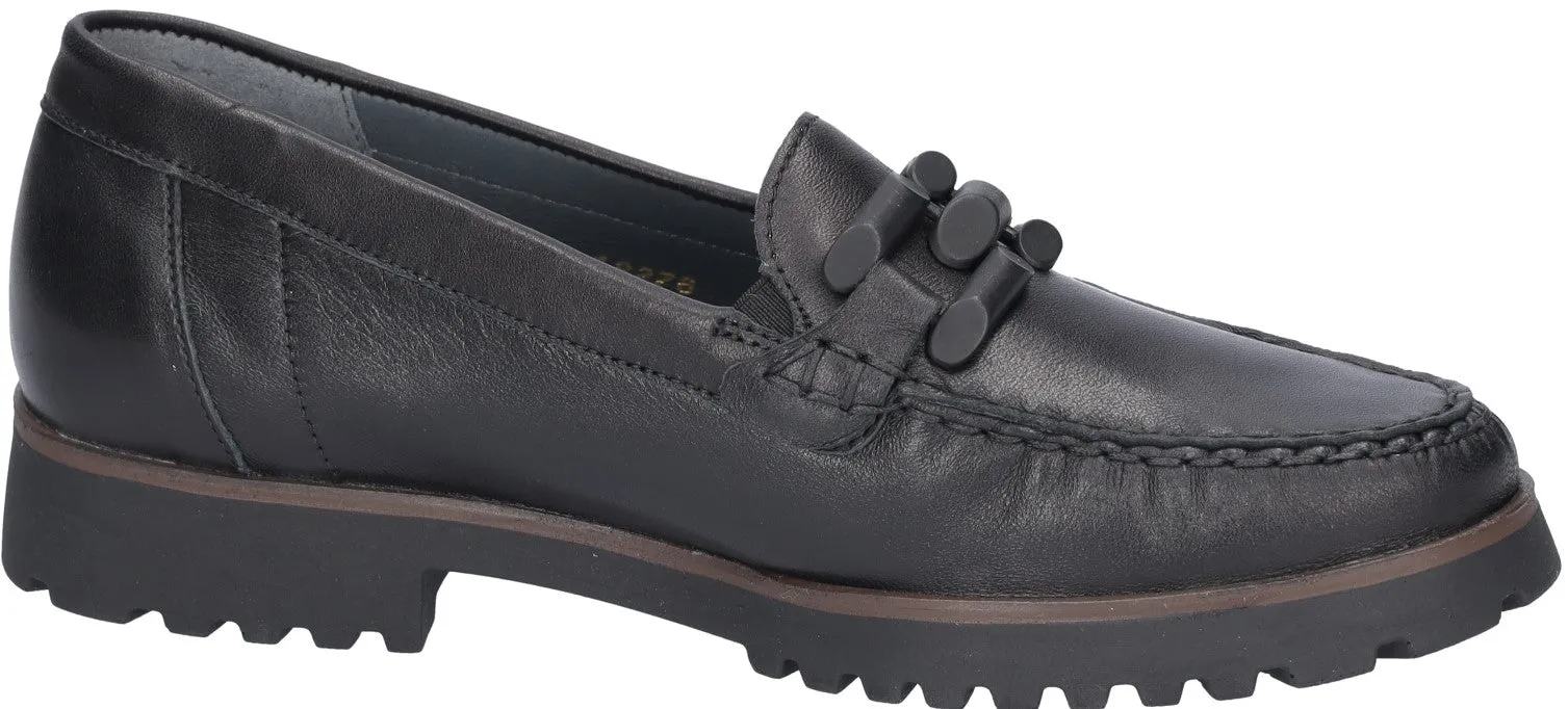 Waldlaufer Ladies Flexi Sole Trim Front Loafer