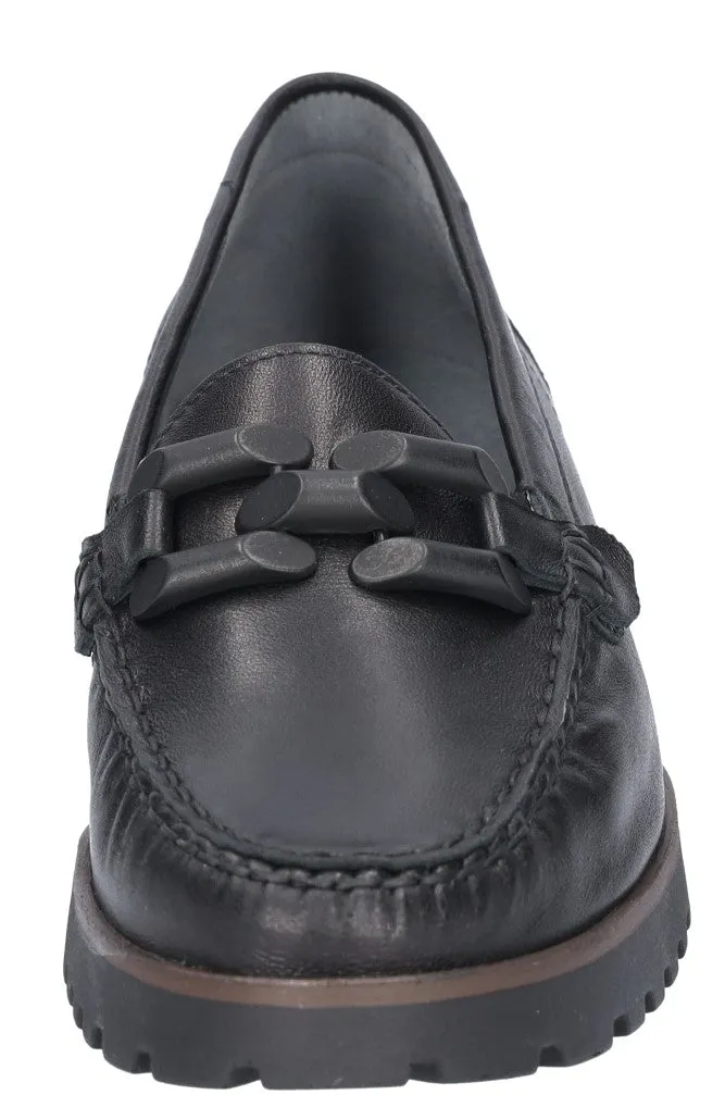 Waldlaufer Ladies Flexi Sole Trim Front Loafer