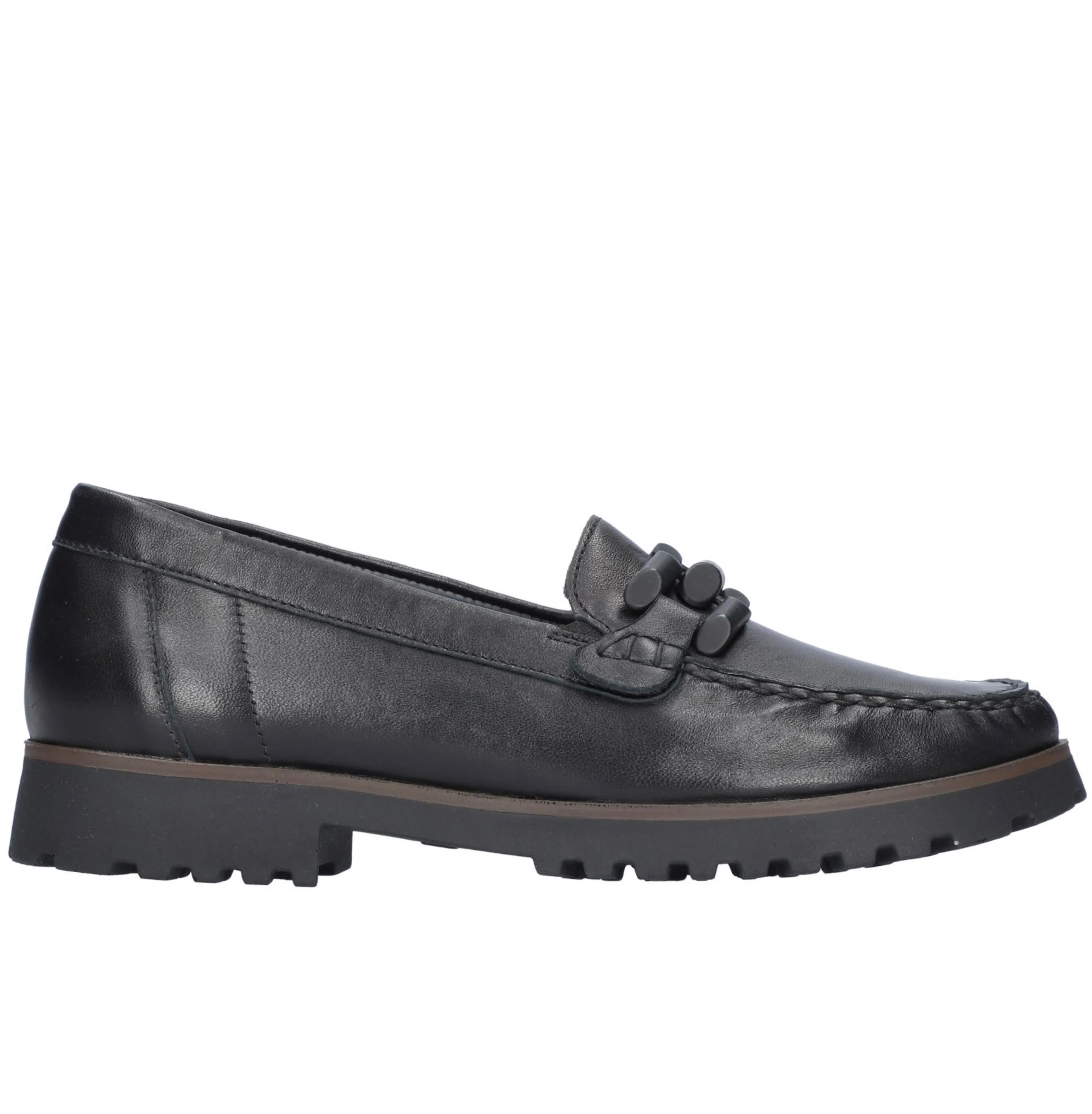 Waldlaufer Ladies Flexi Sole Trim Front Loafer