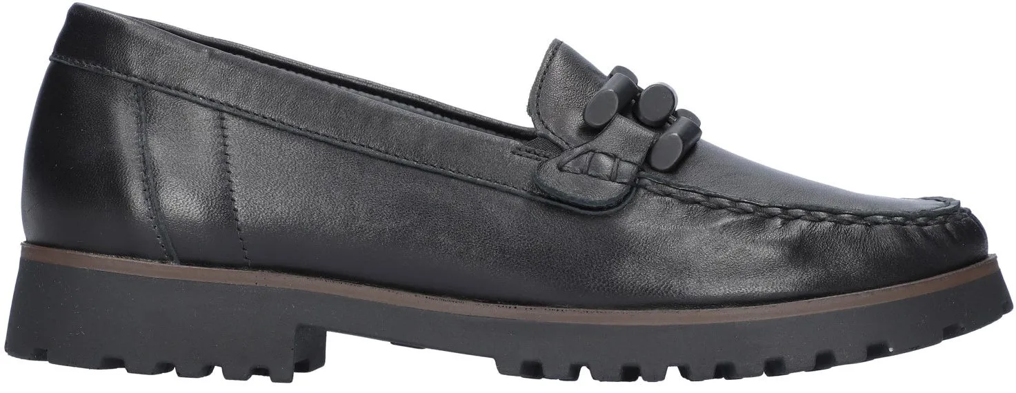 Waldlaufer Ladies Flexi Sole Trim Front Loafer