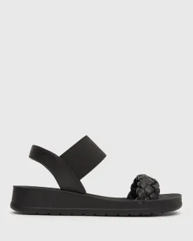 Wider Fit RYKER Vegan Braided Strap Sandals
